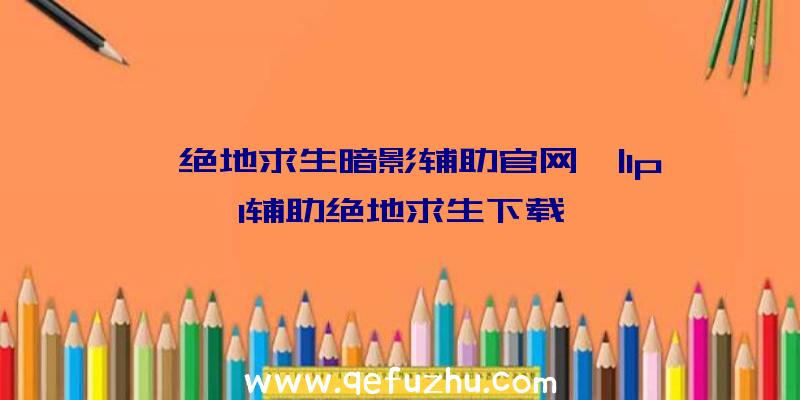 「绝地求生暗影辅助官网」|lpl辅助绝地求生下载